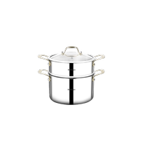 German Deffman steamer household 316 stainless steel multi-layer thickened steamer steaming integrated induction cooker gas stove