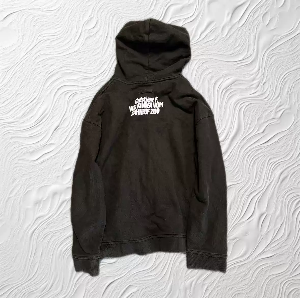 R.A.F. Симонc 18FW Christiane F Fall Street Christina Portrait Zip Hoodie Jacket