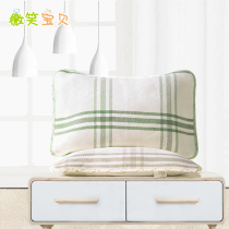 Linen baby pillow summer breathable sweat-absorbing baby pillow towel 0-1 years old 3 newborn small pillowcase four seasons universal