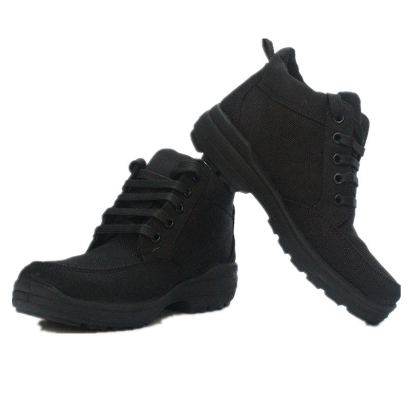 Boots militaires en toile - dérapage - Ref 1397896 Image 12