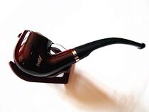 Rock wood sandalwood pipe curved filter hand mens pipe dual-use tobag into non-solid wood old-fashioned smoke