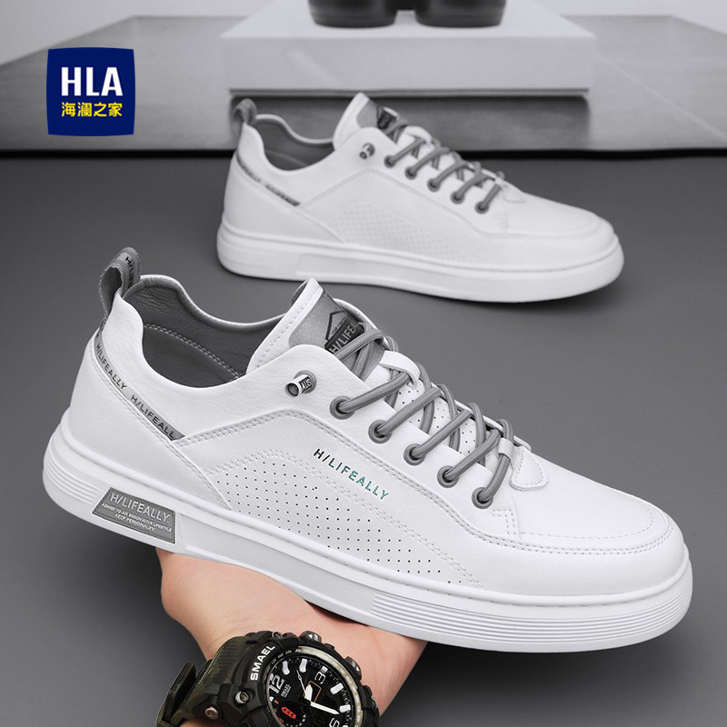 Heilan Home Men's Shoes Summer 2026 New Casual Sneakers Breathable White Shoes Men's Trendy Versatile Sports Shoes