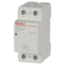 Peoples Electrical Appliances Yiweilian wifi smart home time switch 63A home mobile phone remote wireless control