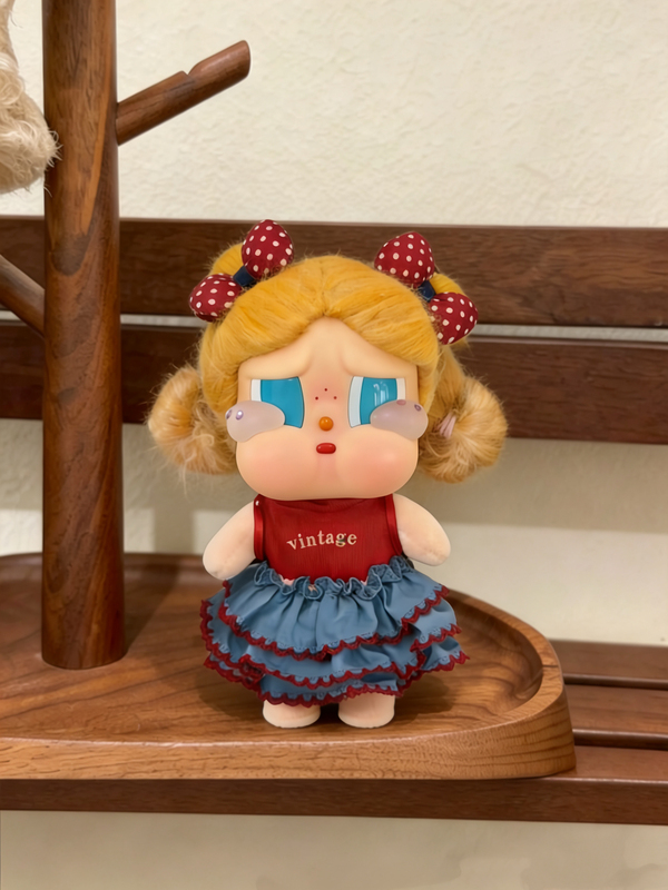 Gulu Gulu Clothes Crybaby Doll Clothes Vacation Holiday Vinyl Doll Clothes Set 4-Piece Set