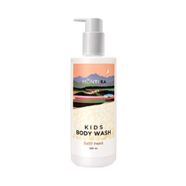MONTFRA Korean childrens shampoo and shower gel skin-friendly gentle refreshing sweet fruity fragrance long-lasting 500ml