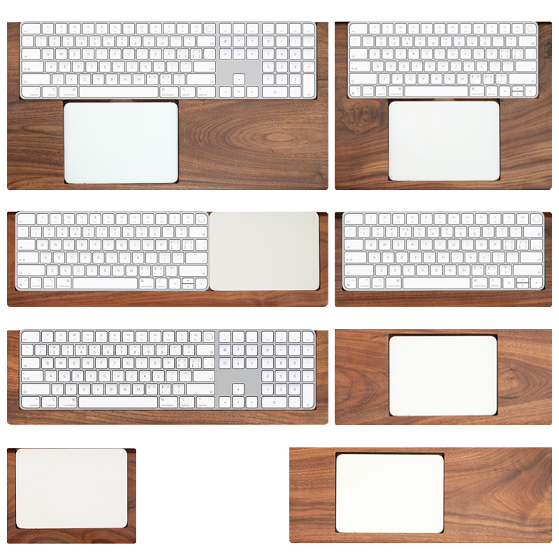 Magic Keyboard Hand Rest Apple Keyboard Stand Walnut Wood Bracket Base Integrated Protective Pad