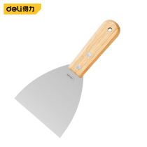 Powerful tool DL-HD4C wooden handle putty knife 4-inch cleaning scraper spatula plastering putty knife