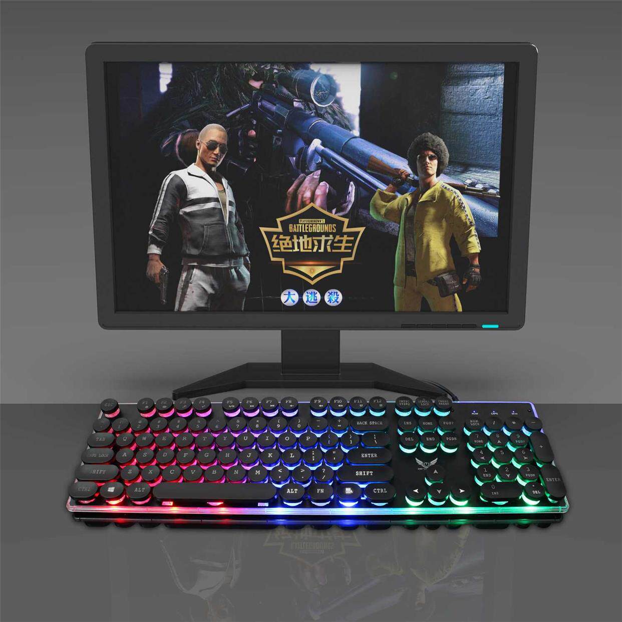 Держатель для очков нос gaming keybord computer keyboard gamer retro round key cap 1 OTHER
