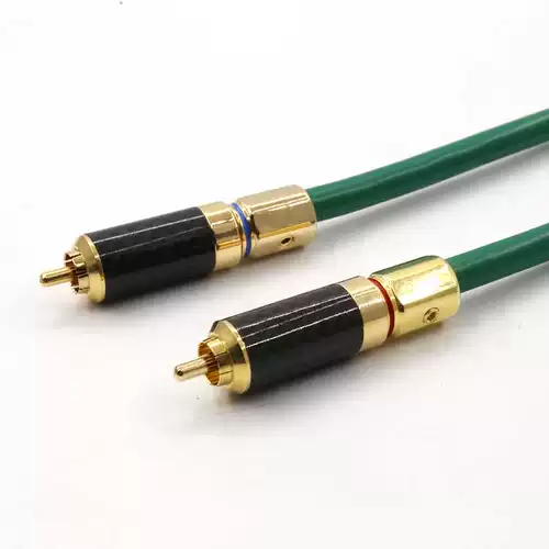 Пара 8N Pure Copper Silver Plated RCA Hi Fi Interconnect WI