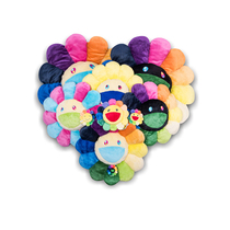 Japan Murakami Sunflower pillow colorful doll plush pillow trend ornaments Doll Girl gift