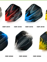 CUESOUL Q Veterinary 12 Clothing Professional Competition Semi-Pass dart Leaf Dart Accessories Metal Aluminum Foil PET Tail