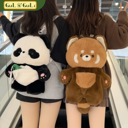 Рюкзак, милая кукла, ранец, сумка через плечо, с медвежатами, панда, надевается на плечо, стиль Лолита