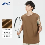 Warrior, хлопковый дорожный жилет для спортзала, спортивная футболка без рукавов, свободный крой, впитывает пот и запах