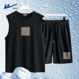 Warrior, комплект, баскетбольный жилет, быстросохнущий спортивный костюм, шелковые шорты, свободный крой