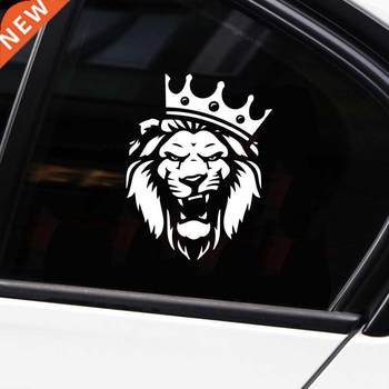 Lovely lion stickers on the car for truck window bumper auto Lovely lion stickers on the car for truck window bumper auto