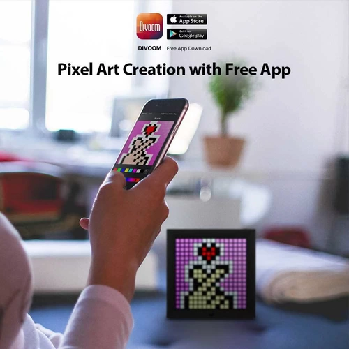 Pixoo Digital Photo Frame Smart Targe Clock с Pixel Art P