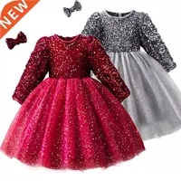 Xmas Winter Autumn Girl Dress Children Clothes Kids Dresses