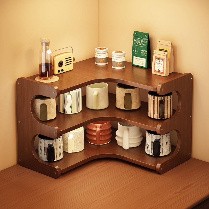 Desktop Corner Storage Rack Kitchen Multi-Layer Table Top Cup Organizer Coffee Cup Tea Cup Storage Rack Desktop Corner Storage Rack Kitchen Multi-Layer Table Top Cup Organizer Coffee Cup Tea Cup Storage Rack