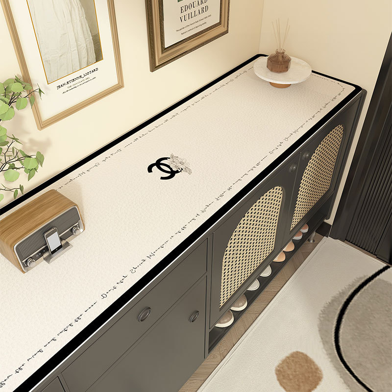 High-End Shoe Counter Top Mat, Anti-Dirty Sideboard Leather Tablecloth, Waterproof and Oil-Proof, No-Wash Coffee Table and Tv Cabinet Protective Mat High-End Shoe Counter Top Mat, Anti-Dirty Sideboard Leather Tablecloth, Waterproof and Oil-Proof, No-Wash Coffee Table and Tv Cabinet Protective Mat