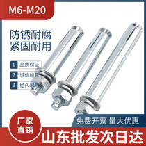 Full box of national standard galvanized expansion screws extended outer expansion bolts air conditioning expansion bolts pull-out expansion bolts M6-M24