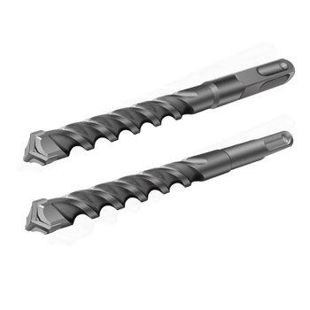 Three-blade electric hammer drill bit square handle round handle lengthened drill bit