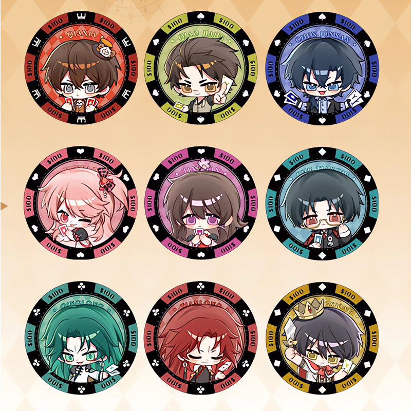 [Qi Xia グッズ] Ten Days' End シリーズ バッジ &amp; アクセサリー Qi Xia Chen Junnan チップ ペンダント ギフト バッジ