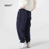HIGUY Осенние штаны, дизайнерские небольшие повседневные брюки, в американском стиле, оверсайз, тренд сезона