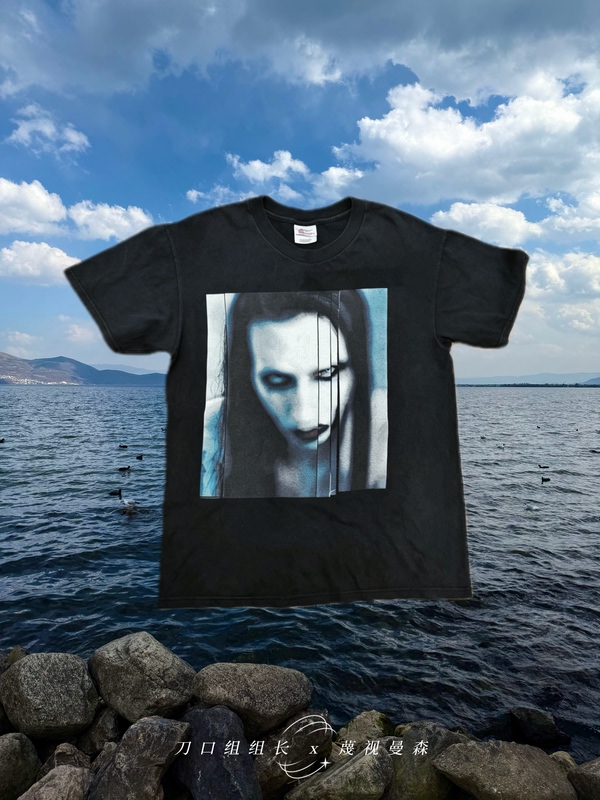 【Classic Timeless】In-Stock High Street Style T-Shirt with Unique Design Inspired by Manson, Custom Woven and Dyed, Cylinder Short Sleeve 【Classic Timeless】In-Stock High Street Style T-Shirt with Unique Design Inspired by Manson, Custom Woven and Dyed, Cylinder Short Sleeve
