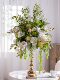 Changsha creative high-end simulated flower arrangement hotel table decoration ornaments model room realistic fake green plant ornaments