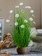 Large Artificial Reed Grass, Simulated Fake Flowers and Green Plants, Cattail, Bionic Plants, Indoor Floor Landscaping Decorative Grass Ball Ornaments