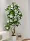 Large Artificial Green Plant Decoration, Simulated Magnolia Tree, Indoor Potted Plant, Floor-Standing Ornament, Living Room Light Luxury Faux Green Plant