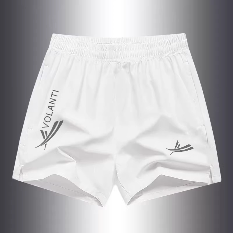 Summer Volan Shorts Men's Track and Field Marathon Sports Pants Quick-Drying Pants Training Fitness Running Beach Shorts Three-Quarter Pants