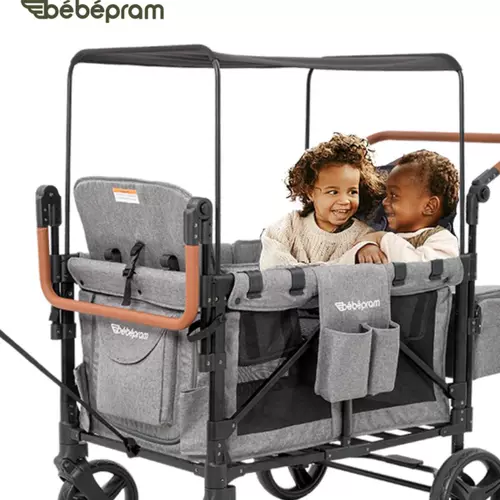 Детская дорожная тележка с сидением, коляска, можно сидеть и лежать