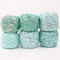 пряжа 50g Ball 140M 100% cotton yarn 6mm 3mm special S