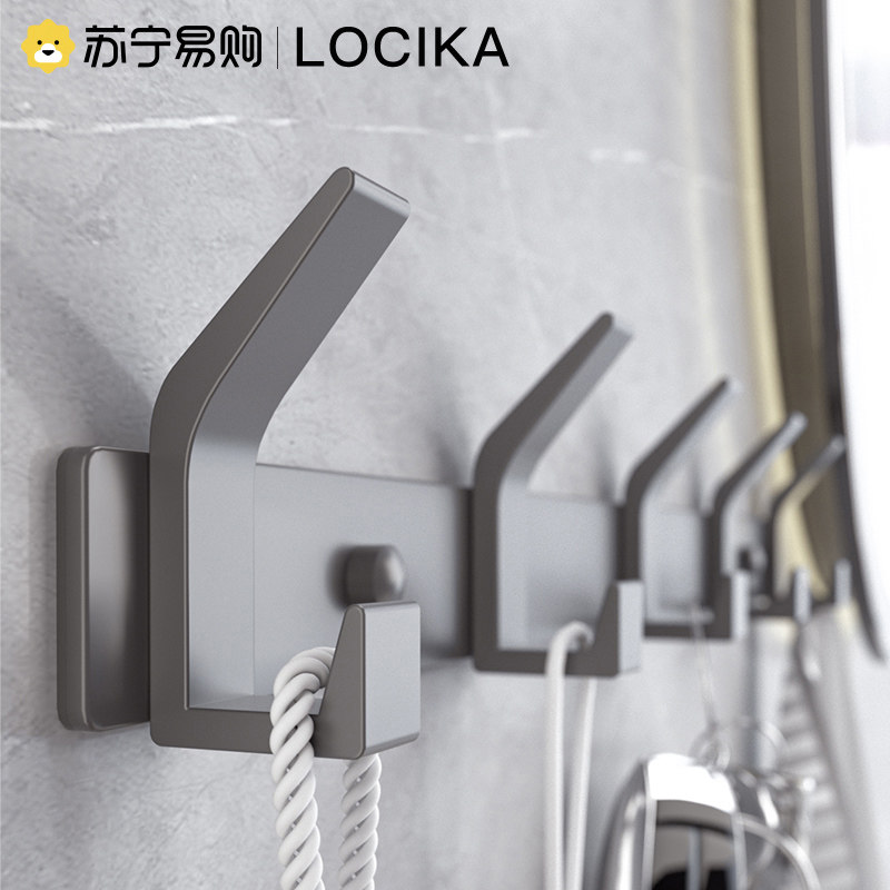 Entrance door hanger door rear hanger wall wall-hanging free of punching clothes hook into door Xuanguan hanging clothes hook 2110-Taobao