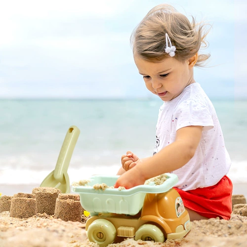 Брендовая детская пляжная игрушка, детский комплект, лопата для игры с песком, Южная Корея, песочные часы