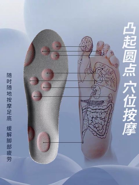 Soft, long-standing, shoddy-feeling insoles, ultra-soft, thickened, arch support, high-elasticity, sports shock-absorbing, sweat-absorbing, deodorant, breathable for men and women