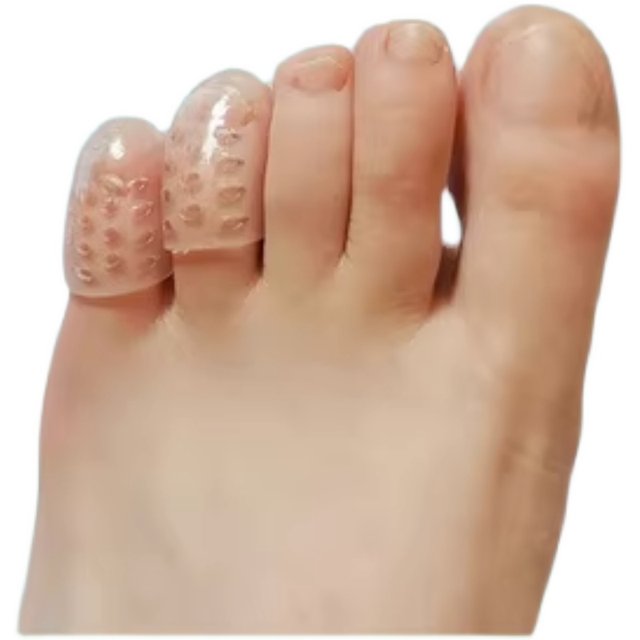 Toe Protectors Made of Transparent Silicone to Protect Toes and Prevent Rubbing, Pain, and Sweat When Wearing Shoes