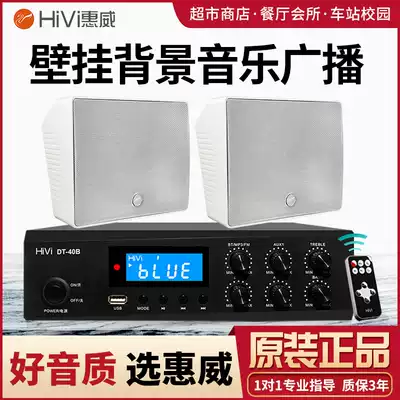 Hivi whiwei TW-108 106 Wall sound speaker radio shop hanging ceiling background music speaker set