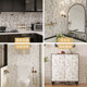 Thickened Kitchen Oil-Proof Stickers, Waterproof and Moisture-Proof Self-Adhesive Wallpaper, Stove Wall Decoration, High Temperature Resistant and Washable Wallpaper