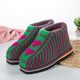 2025 New Winter Handmade Cotton Shoes for Women Home Wool Crocheted Elderly Non-Slip Warm Bag Heels Cotton Shoes
