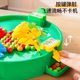 2025 New Interactive Large Frog Eating Ball Catapulting Two-Player Desktop Bead Toy for Parent-Child Play