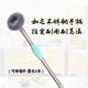 Long-Handled Steel Wire Brush, Steel Wire Ball Brush, Extendable Large Cleaning Brush with Handle, Kitchen Pot Cleaning Brush with Handle