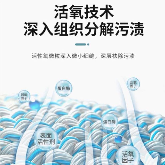 Lion Butler Cold Water Explosive Salt Household Antibacterial Brightening Stain Remover Strong Color Bleaching Powder Bleach Agent for Clothes with Active Oxygen