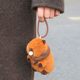 Capybara Plush Toy Blowing Bubbles, Squeaking Capybara Keychain Pendant