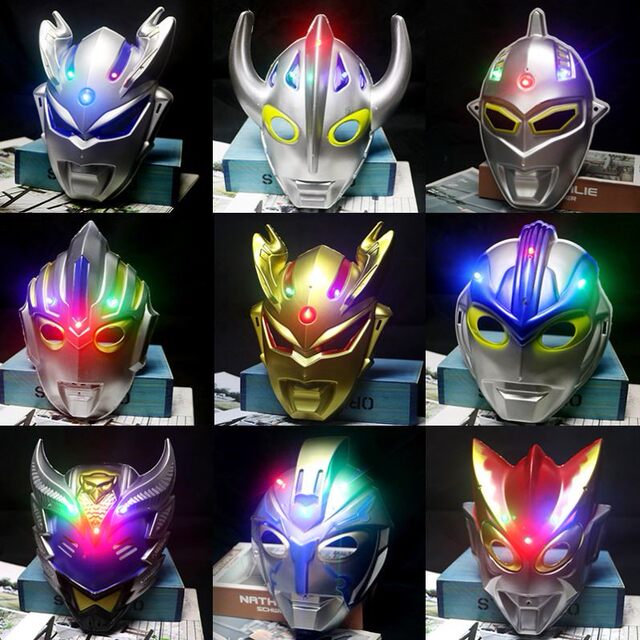 Ultraman Children's Toys Ultraman X Sound Mask Set Wearable Children's Mask for Children's Day