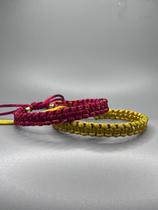 Liu Xiaoliu｜Good Luck·Pet Accessories National Trendy Red Rope Collar 18k Gold-Filled Adjustable Original