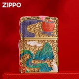 Оригинальная зажигалка, ветрозащитная эмаль на керосине, лиса, делается под заказ