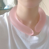 New heat-reducing hanging neck ice ring to prevent summer heat constant temperature cooling neck collar cooling collar physical cooling and heat-relieving artifact