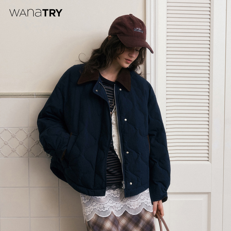 Wana Try Ultra-Light 90% White Duck down Barn-Style Short down Jacket 26 Winter New Korean Casual Coat for Women Wana Try Ultra-Light 90% White Duck down Barn-Style Short down Jacket 26 Winter New Korean Casual Coat for Women